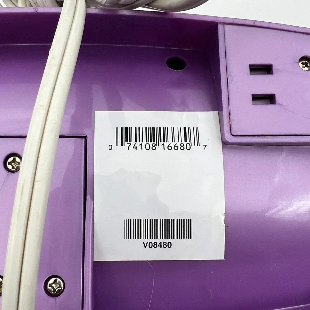 Conair Ion Shine Hair Setter 12 Flocked Rollers Purple Silver Electric HS100
